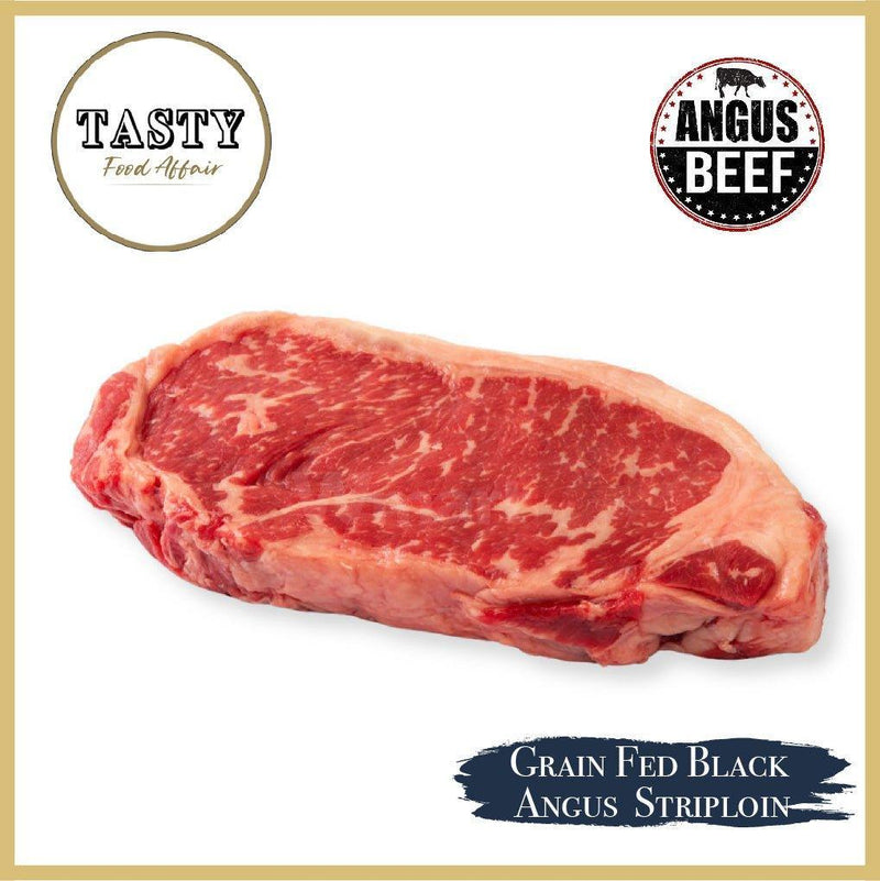 150 Days Grain Fed Black Angus Striploin Steak