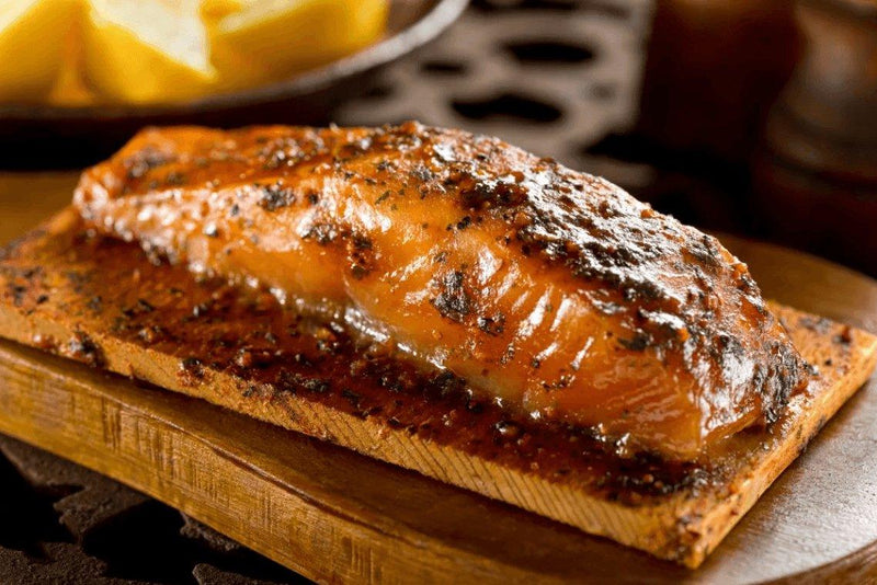 Black Pepper Salmon Steak